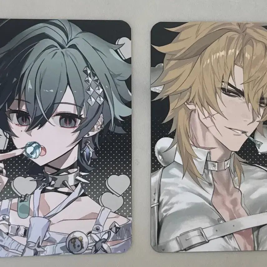 [BUNJANG] Genshin Impact Roen Barka Photocard Bundle / 원신 로엔 바르카 포토카드 일괄 비공굿