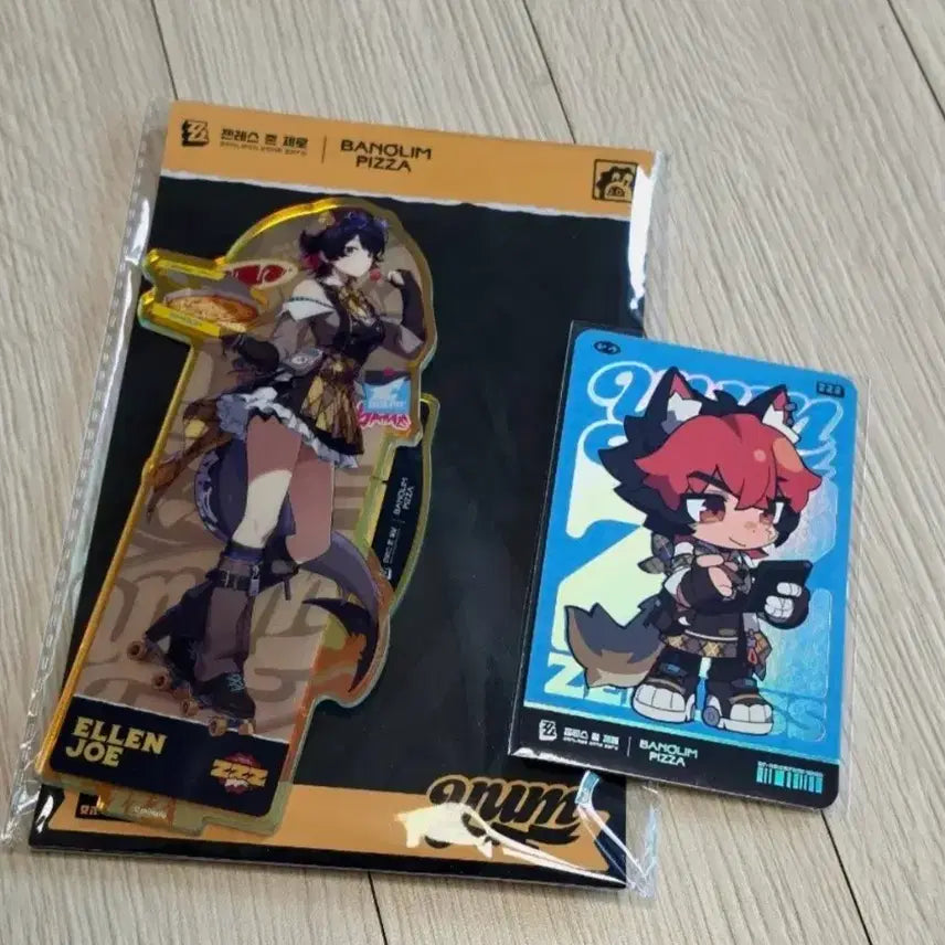 [BUNJANG] Zenless Zone Zero Pizza Collab Ellen Acrylic Stand + Minato Photocard + Game Redeem Code / [리딤미사용] 젠레스 존 제로 반올림 피자 콜라보 엘렌 아크릴 스탠드 + 미나토 포토카드 + 게임 리딤 코드 엘렌 젠존제 반올림 아크릴 키링