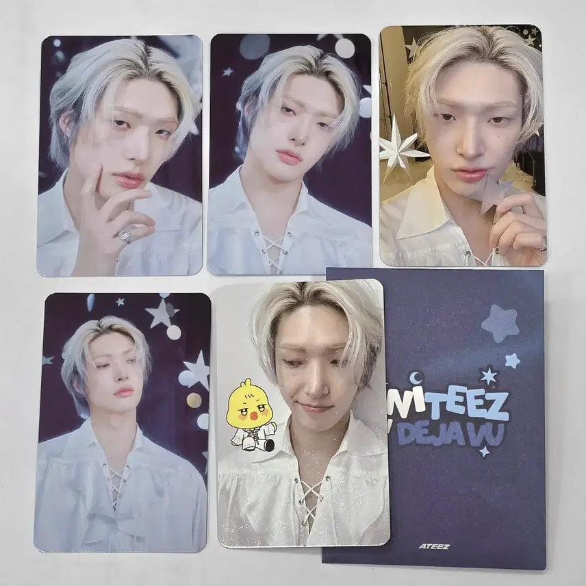 [BUNJANG] Ateez Aniteez Deja Vu Popup Mingi Photocard Set / 에이티즈 애니티즈 데자부 팝업 트레카 민기 포카 세트 Ateez Aniteez Mingi poca