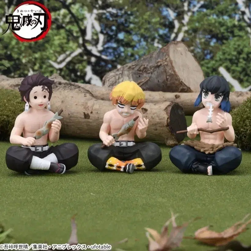 [BUNJANG] Demon Slayer: Kimetsu no Yaiba Unified Training Arc Chokonose Figure Set (Tanjiro, Zenitsu, Inosuke) / [ 일괄 ] 귀멸의 칼날 합동강화 훈련 쵸코노세 피규어