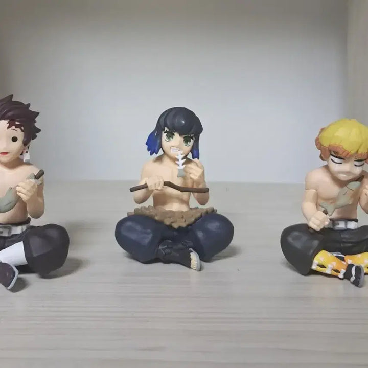 [BUNJANG] Demon Slayer: Kimetsu no Yaiba Unified Training Arc Chokonose Figure Set (Tanjiro, Zenitsu, Inosuke) / [ 일괄 ] 귀멸의 칼날 합동강화 훈련 쵸코노세 피규어