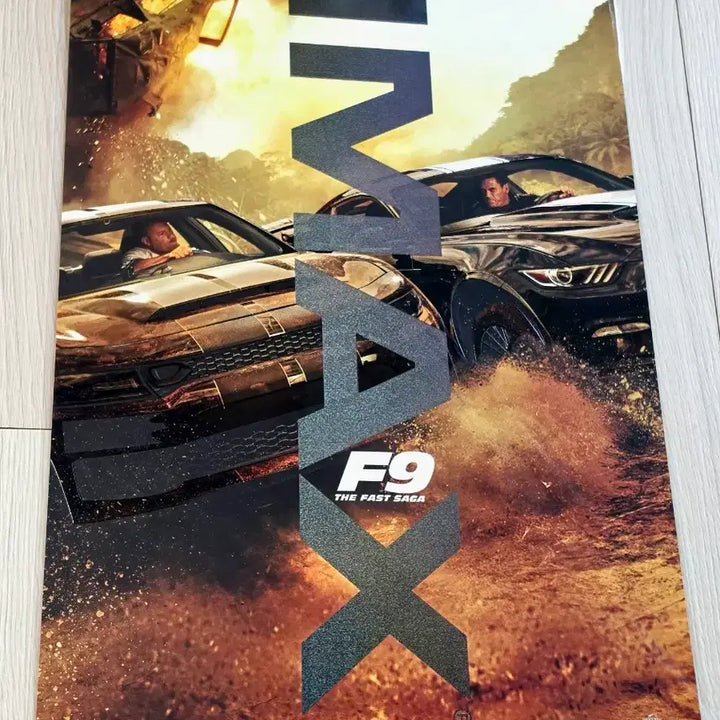 [BUNJANG] Fast &amp; Furious 9 F9 IMAX Poster (A3) / [전용박스포장]영화 분노의질주9 F9 아이맥스 포스터(A3)