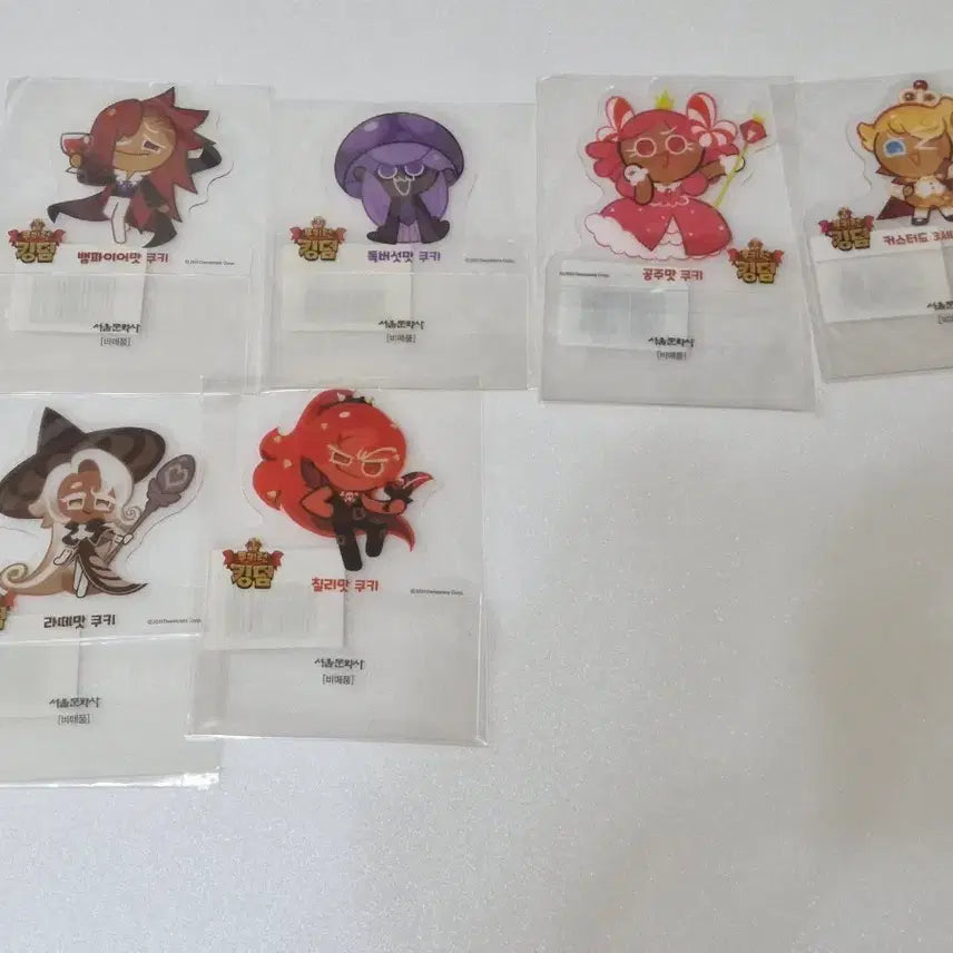 [BUNJANG] Cookie Run Kingdom PET Acrylic Stand Bundle Set / 쿠키런 킹덤 PET 아크릴 스탠드 일괄