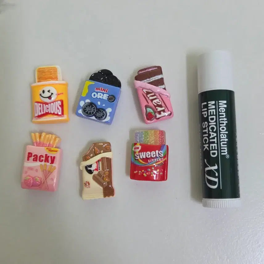 [BUNJANG] Snack Food Miniature Figurine Magnet / 간식 미니어처 음식 피규어 마그넷 자석