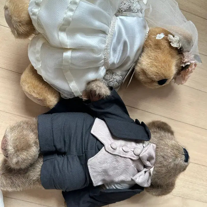[BUNJANG] Boyds Bears Wedding Couple Plush Dolls / 보이즈베어