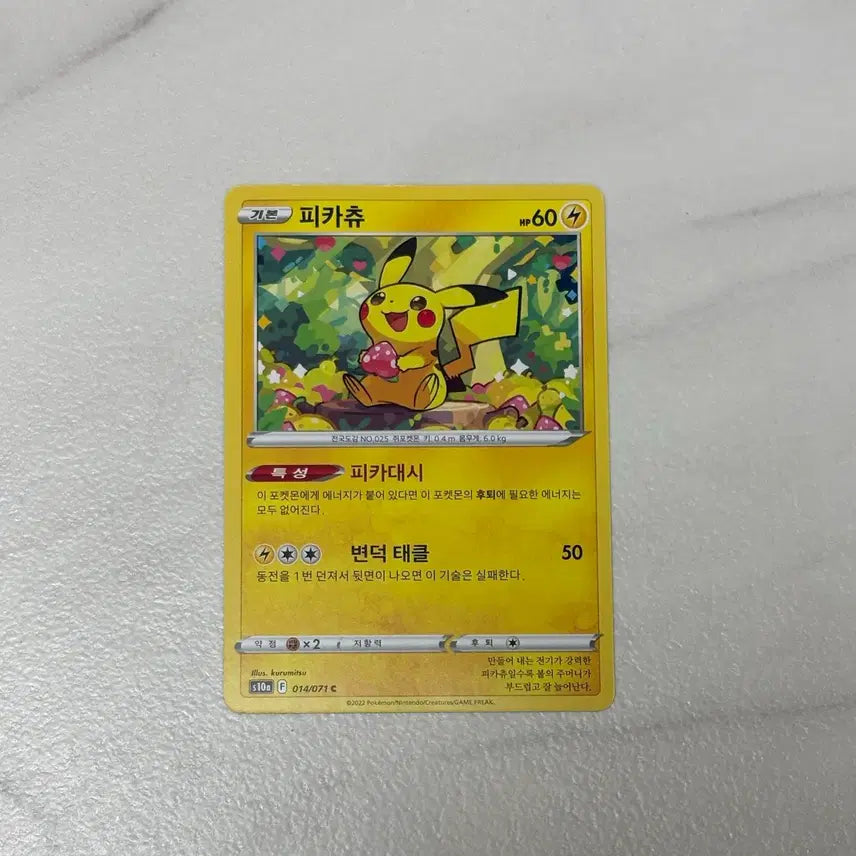 [BUNJANG] Pokemon Card Pikachu / 포켓몬 카드 피카츄