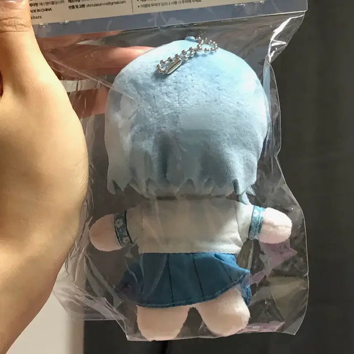 [BUNJANG] Evangelion Rei Ayanami Hanbok Mascot Plush (Sealed) / (미개봉) 에반게리온 한복 마스코트 인형 레이