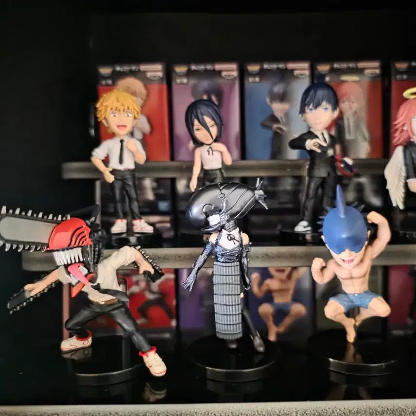 [BUNJANG] Chainsaw Man World Collectable Figure Set (Vol. 1 &amp; 2) / 체인소맨 월드 콜렉터블(월콜) 피규어 1, 2탄 총 10종 개봉품