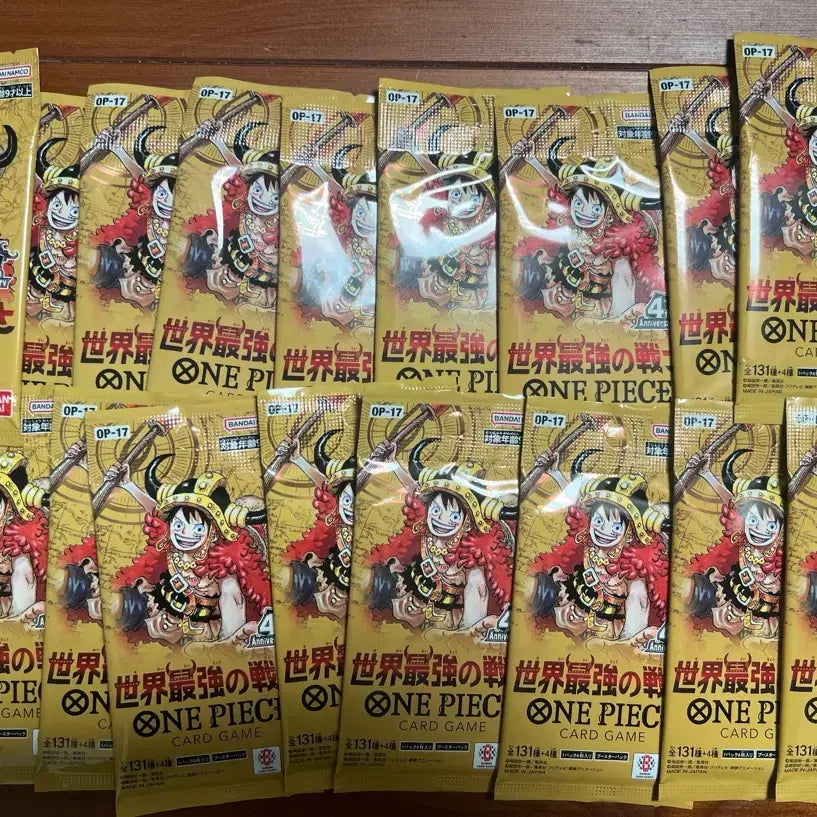 [BUNJANG] One Piece Card Game OP-17 Booster Pack (17 Packs) / 원피스 카드 게임 OP-17 부스터 팩 17팩