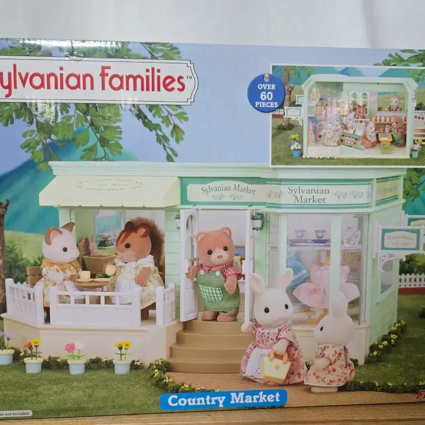 [BUNJANG] Sylvanian Families Mint Market (Country Market) - Opened, Unused / 실바니안 민트마켓(컨트리 마켓) 개봉 미사용품