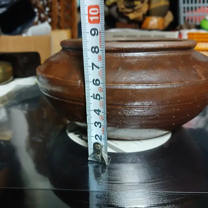 [BUNJANG] Antique Go Stone Shaped Onggi Jar / 골동 바둑알형옹기호