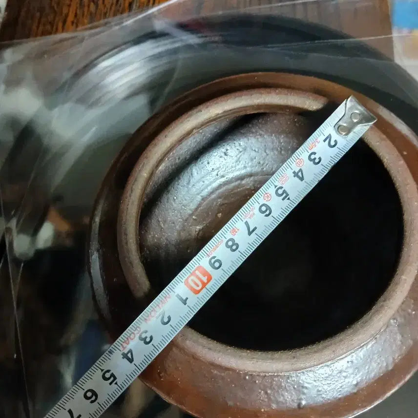 [BUNJANG] Antique Go Stone Shaped Onggi Jar / 골동 바둑알형옹기호