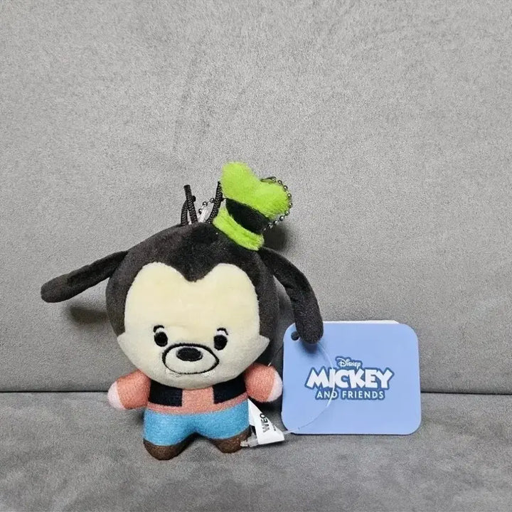 [BUNJANG] Disney Baby Mickey &amp; Friends Goofy Keyring Plush / 디즈니 베베 미키와 친구들 구피 키링 인형