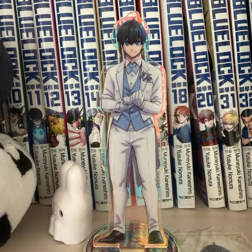 [BUNJANG] Blue Lock Yoichi Isagi Original Art Exhibition Ring + White Suit Acrylic Bundle / 블루록 이사기 원화전 반지+백정장 아크릴 일괄판매