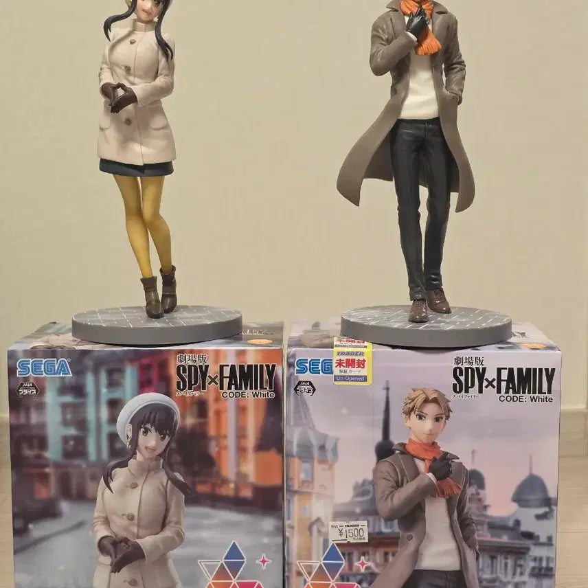 [BUNJANG] Spy x Family White Code Yor &amp; Loid Figure Set / 스파이 패밀리 화이트코드 요르 로이드 개봉 피규어 세트