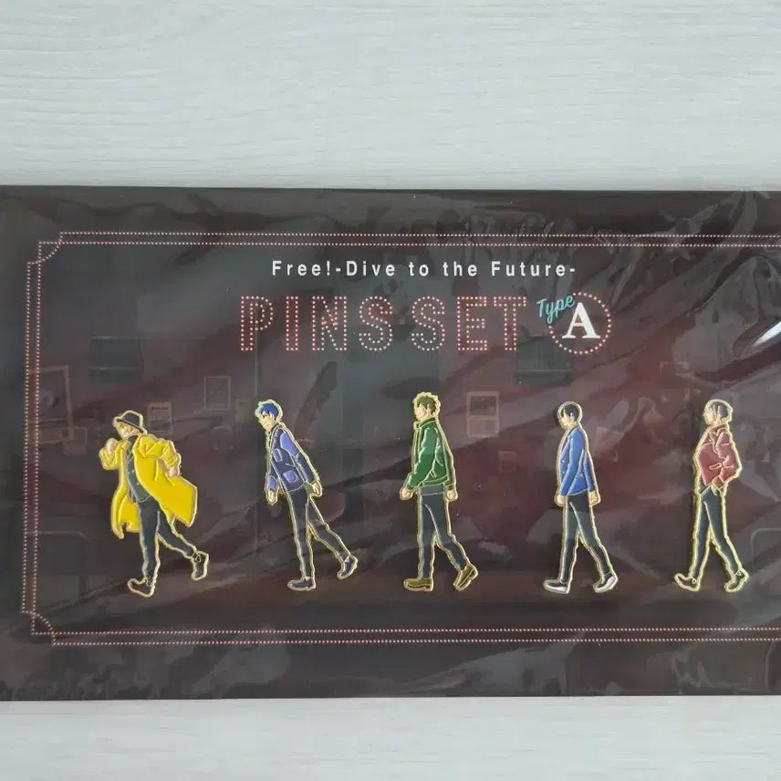 [BUNJANG] Free! Rin Haruka Makoto Rei Nagisa Metal Pin Badge Set / Free! 프리! 금속뱃지 핀 세트 하루카 마코토 린 레이 나기사