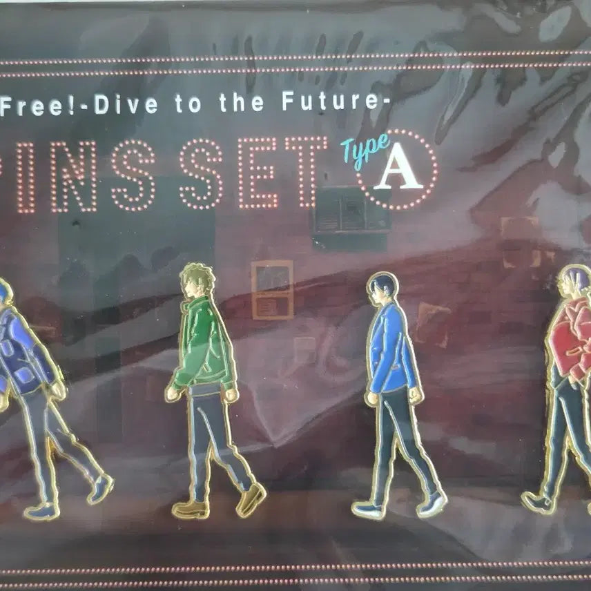 [BUNJANG] Free! Rin Haruka Makoto Rei Nagisa Metal Pin Badge Set / Free! 프리! 금속뱃지 핀 세트 하루카 마코토 린 레이 나기사