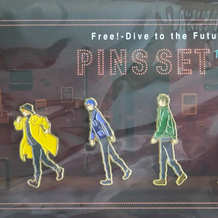 [BUNJANG] Free! Rin Haruka Makoto Rei Nagisa Metal Pin Badge Set / Free! 프리! 금속뱃지 핀 세트 하루카 마코토 린 레이 나기사