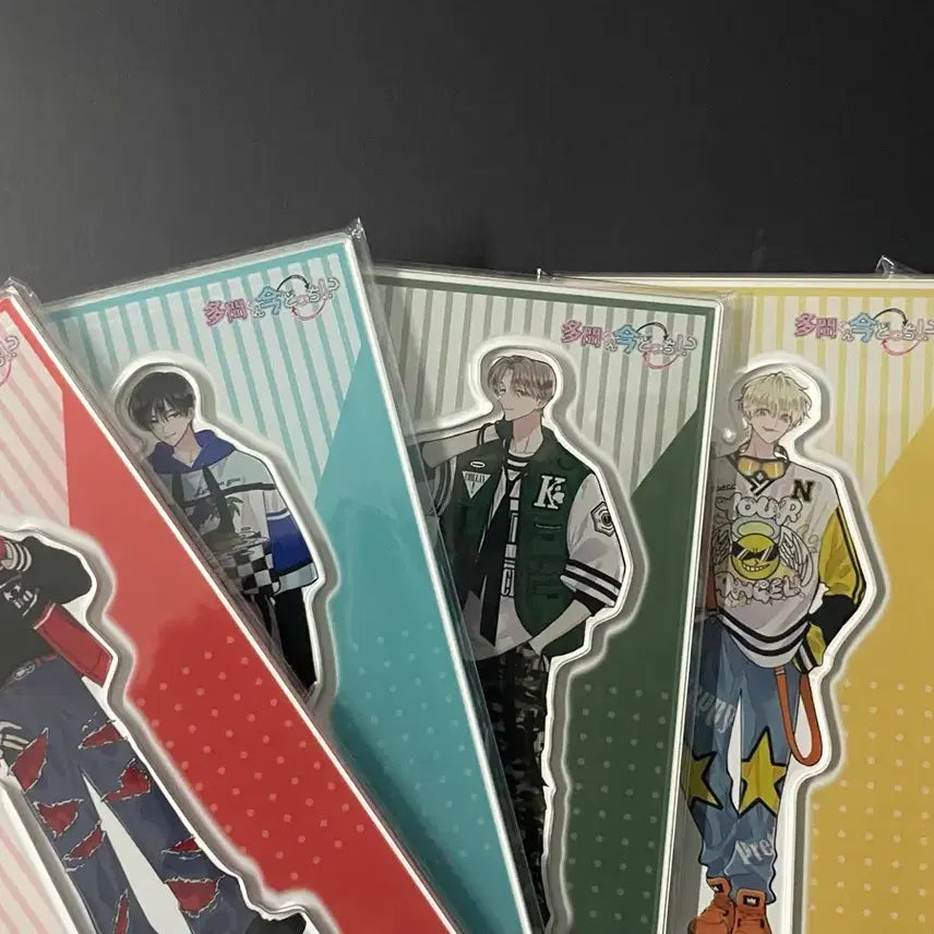 [BUNJANG] TAMON Otori Kaito Natsuki Rintaro Original Art Acrylic Stand / 타몬군지금어느쪽 원화 아크릴 스탠드 타몬 오우리 케이토 나츠키 린타로