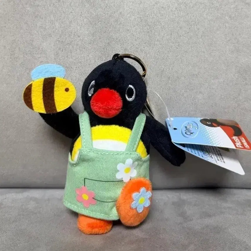 [BUNJANG] Pingoo in the City Florist 10cm Keychain Doll / 핑구인더시티 플로리스트 10cm 키링 인형