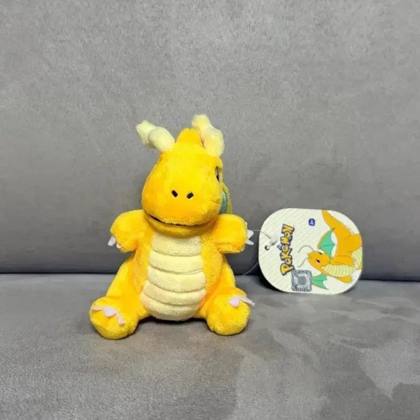 [BUNJANG] Pokemon Dragonite 8cm Keyring Plush / 포켓몬스터 망나뇽 8cm 키링 인형