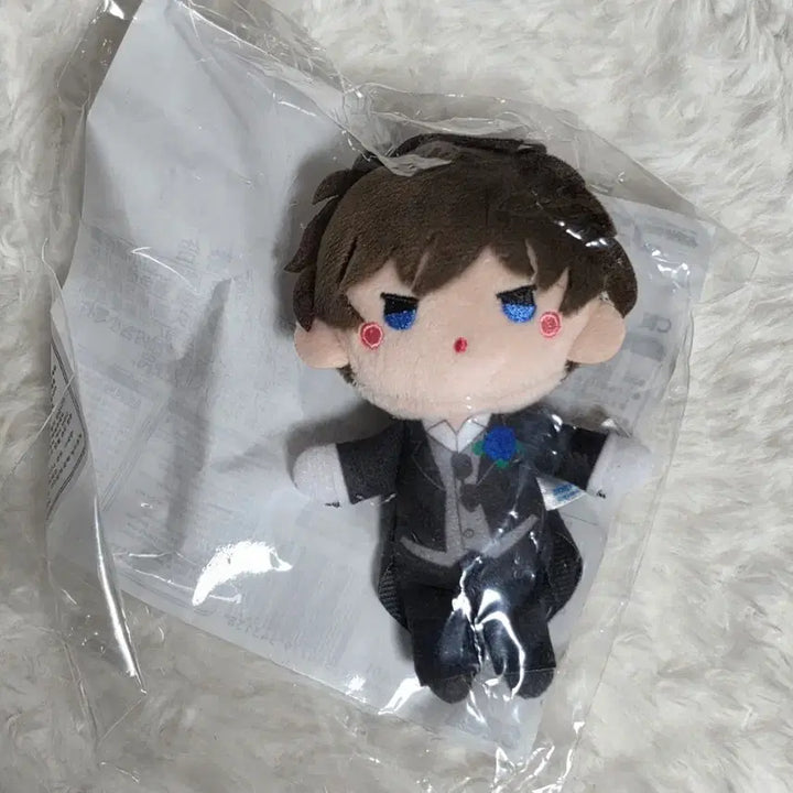 [BUNJANG] Detective Conan Matsuda Jinpei Wedding Kuji Plush Doll (Black &amp; White) - Sealed / (미개봉) 명탐정코난 마츠다 진페이 누이 인형 웨딩 쿠지 블랙앤화이트