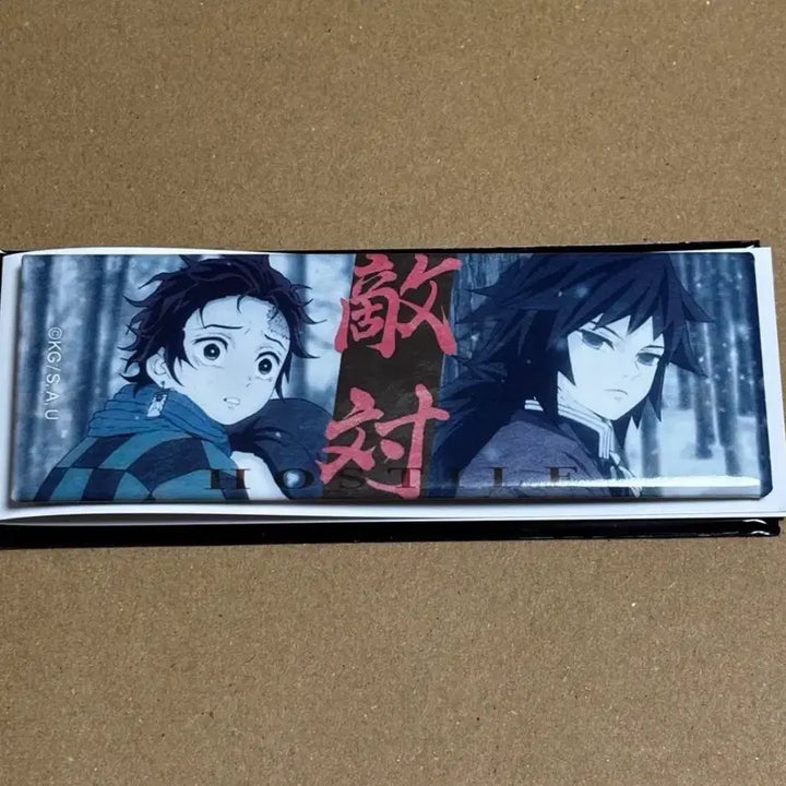 [BUNJANG] Demon Slayer ufotable Cafe Limited Long Can Badge / 귀멸의칼날 기유.탄지로.네즈코 ufotable카페 공식 전편 재방송 기념 장면 롱 캔뱃지