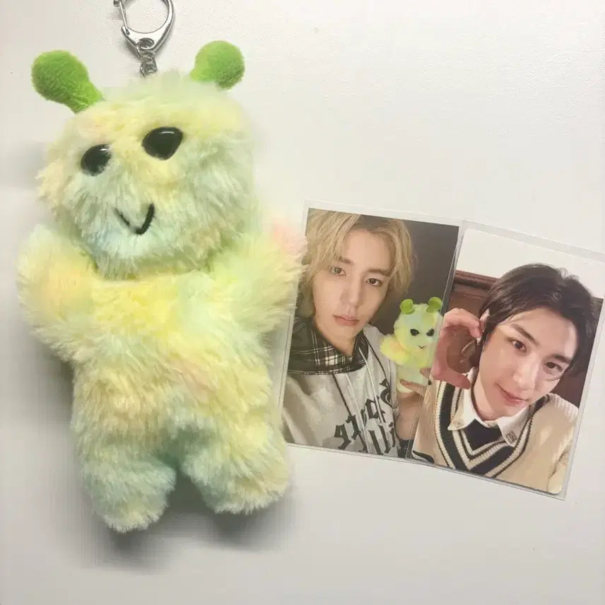 [BUNJANG] Pyunecdo Simhan Doll Keychain with Photocard (Includes Leehan Photocard) / 쁘넥도 심한이 인형키링(포카포함)+(이한 포카 1장)