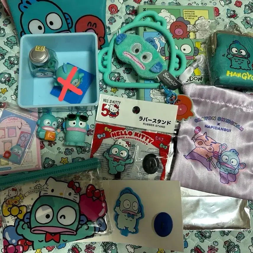 [BUNJANG] Sanrio Hangyodon Goods Bundle Set / 산리오 한교동 굿즈 처분 (8/28일까지 할인!!!)