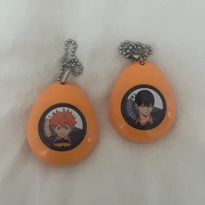 [BUNJANG] Haikyuu!! Kageyama &amp; Hinata Voice Keyring Bundle / 하이큐 카게야마, 히나타 보이스키링