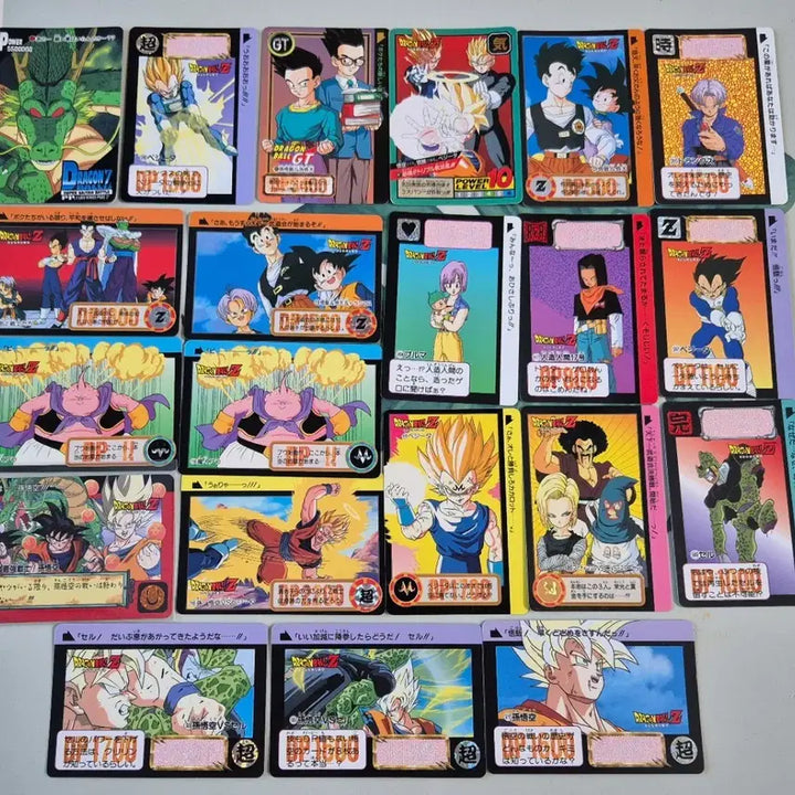 [BUNJANG] Dragon Ball Z Classic Cards Bundle (21 Cards) / 드래곤볼 카드 일괄 21장