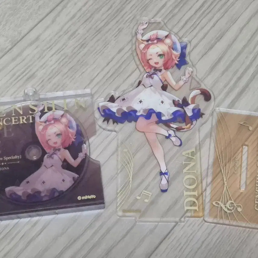 [BUNJANG] Genshin Diona Concert Acrylic Stand &amp; CD Bundle Set / 원신 디오나 콘서트 아크릴 스탠드,CD 아크릴 일괄