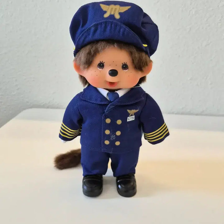 [BUNJANG] Pilot Crew Monchhichi Set / 파일럿 승무원 몬치치 세트(정품)