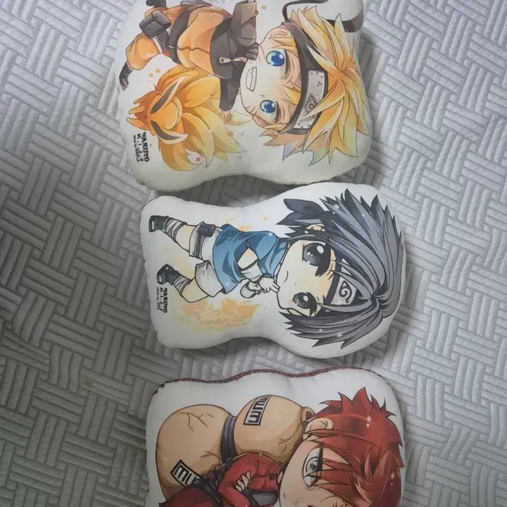 [BUNJANG] Naruto Sasuke Gaara Plush Cushion / 급처 일괄가) 나루토 사스케 가아라 누이 인형 쿠션