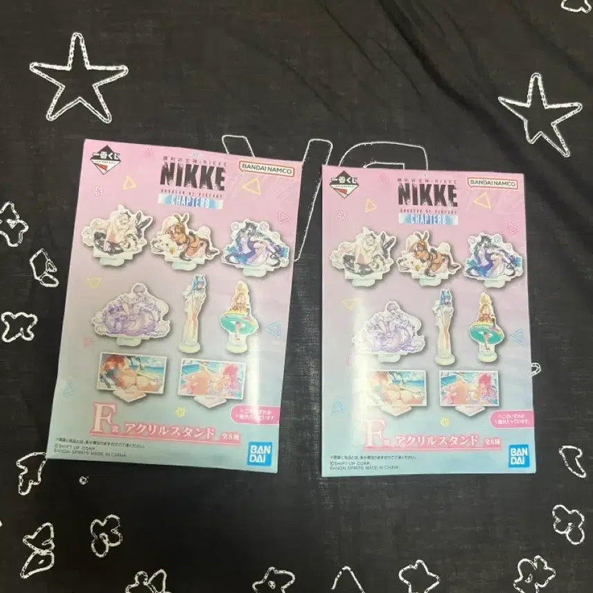 [BUNJANG] Niki Kuji Chapter 8 F-Prize Acrylic Stand Set (2pcs, Sealed) / 미개봉 현물) 니케 쿠지 챕터 8 F상 아크릴 스탠드 2개 일괄