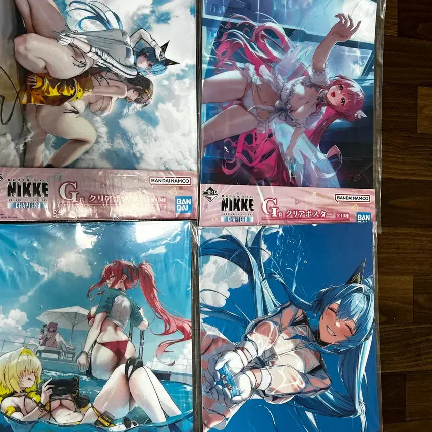 [BUNJANG] Nikke Kuzuhana Chapter 8 Poster Set (4 pcs) / 니케 쿠지 챕터8 포스터 4장 일괄
