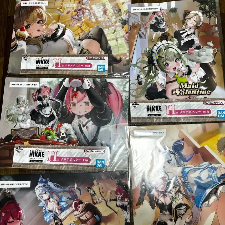 [BUNJANG] NIKKE Goddess of Victory Chapter 7 Poster Bundle Set (5 Types, Sealed) / 니케 쿠지 챕터 7 포스터 5종 일괄