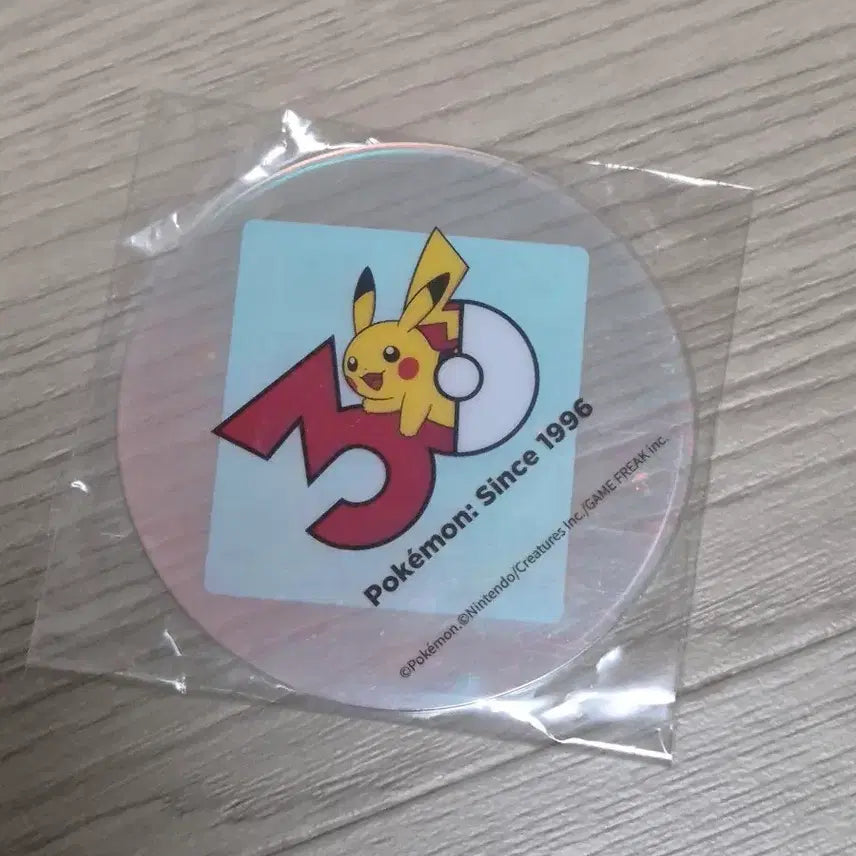 [BUNJANG] Pokemon 30th Anniversary Pikachu Acrylic Coaster / 포켓몬 30주년 피카츄 아크릴 코스터