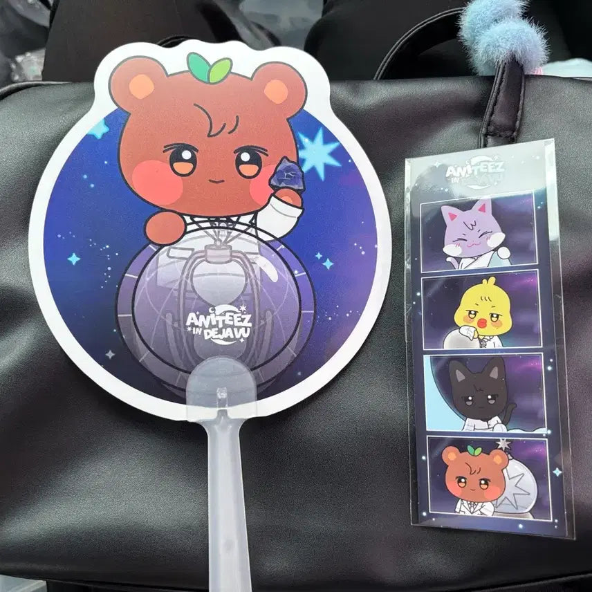 [BUNJANG] Ateez Aniteez In Dejavu Popup Special Fan [Event Exclusive] / 에이티즈 애니티즈 입장 특전 부채 네컷
