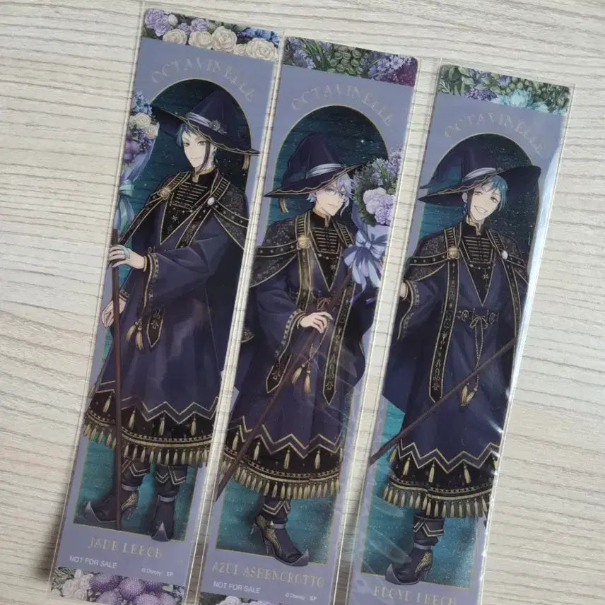 [BUNJANG] Twisted Wonderland Octavinelle Set Bookmark Floyd Jade Azul Bundle Set / 트위스테 옥타비넬 책갈피 플로이드 제이드 아즐 일괄