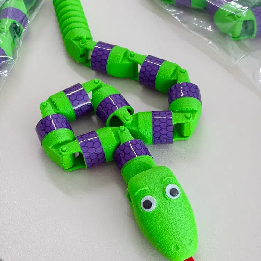[BUNJANG] Handmade Articulated Snake Figure by Overseas Artist / 토이스토리 뱀 (작가작)