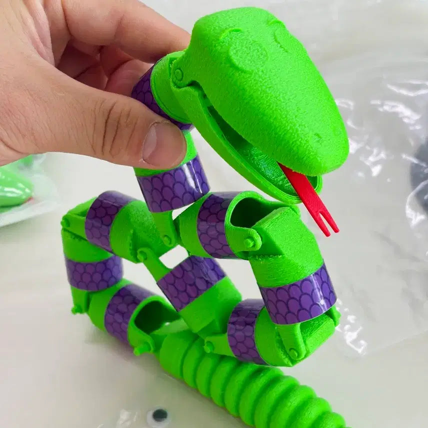 [BUNJANG] Handmade Articulated Snake Figure by Overseas Artist / 토이스토리 뱀 (작가작)