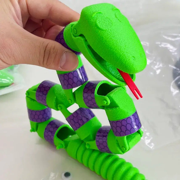 [BUNJANG] Handmade Articulated Snake Figure by Overseas Artist / 토이스토리 뱀 (작가작)