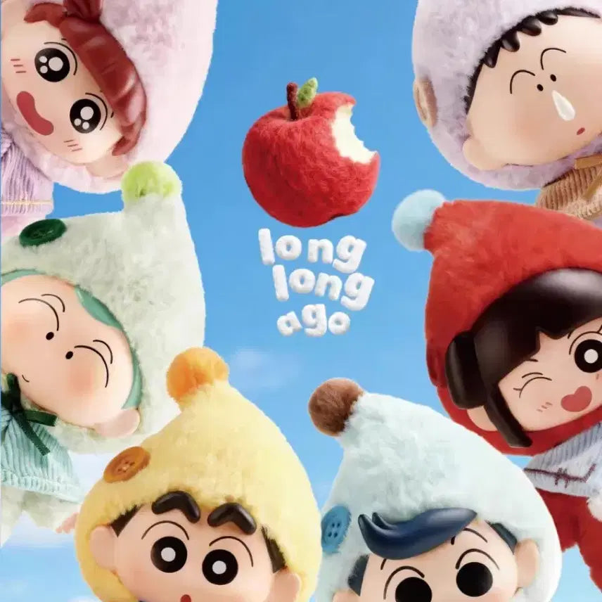 [BUNJANG] Crayon Shin-chan "Snow White Series" Plush Keychain / 짱구는 못말려 애플고어웨이 백설공주 시리즈 짱구 인형키링