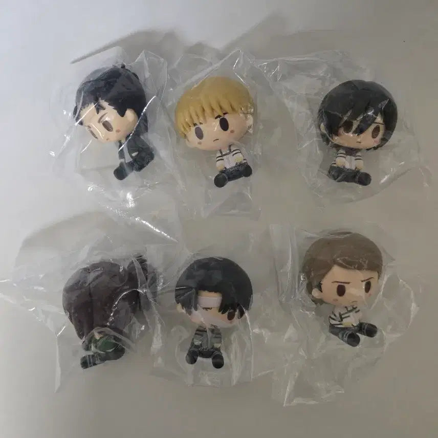 [BUNJANG] Attack on Titan Choconokko Figure Set (Type H) - Sealed / 진격의 거인 초코노코 h상 일괄 미개봉