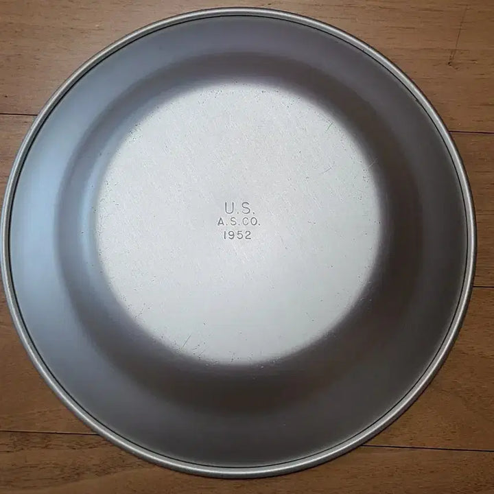 [BUNJANG] US Army Officer Field Mess Plate Aluminum 1952 / 미군 오리지날 1952년도 장교용 야전식기 접시