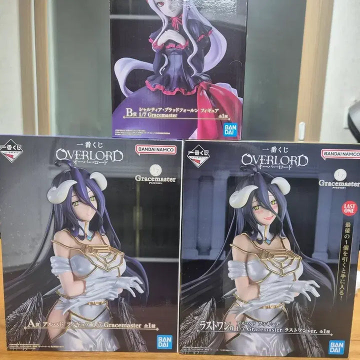 [BUNJANG] Overlord Figure Set (Ainz, Albedo, Shalltear) - Last One Ver. - Sealed Bundle / 오버로드 피규어 3종 샤르티아/알베도/라스트원 A.B.라스트원 일괄판매