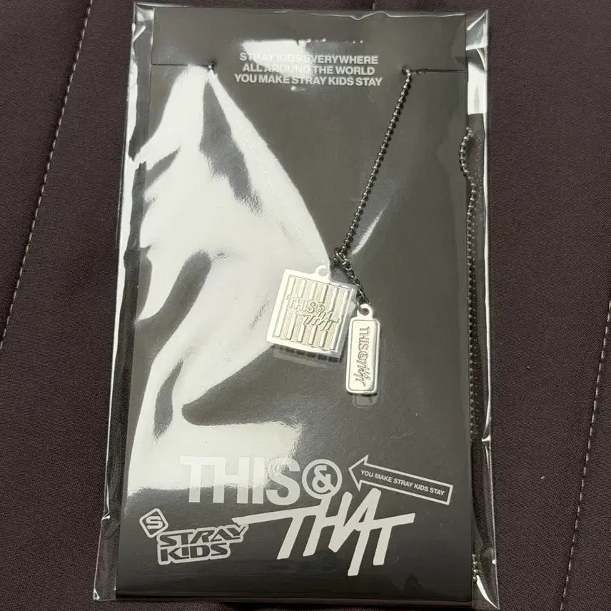 [BUNJANG] Stray Kids THIS MEANS THAT Popup Necklace / 스트레이키즈 디스앤댓 팝업 목걸이 원가양도