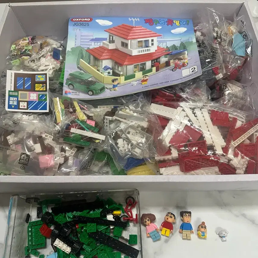 [BUNJANG] Oxford Crayon Shin-chan House Building Set / 옥스포드 짱구 하우스 짱구집 JG3625