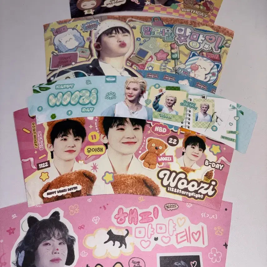 [BUNJANG] Woozi Birthday Cafe Paper Cup / 우지 생일카페 종이컵 팔아요